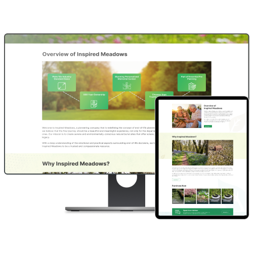 Inspired Meadows: A Peaceful Journey to Remembering and Farewelling